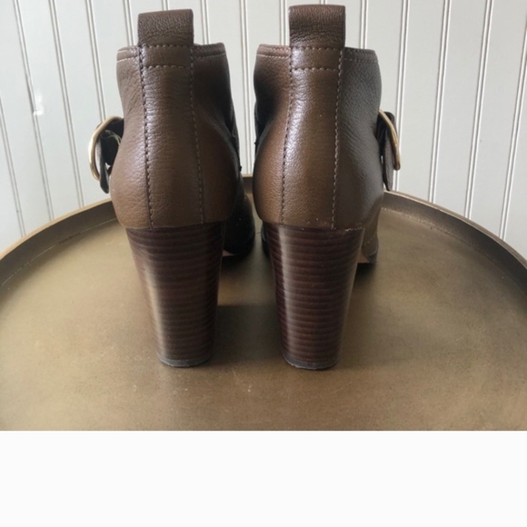 Cole Haan Tan Leather Heeled Boots - Picture 6 of 6